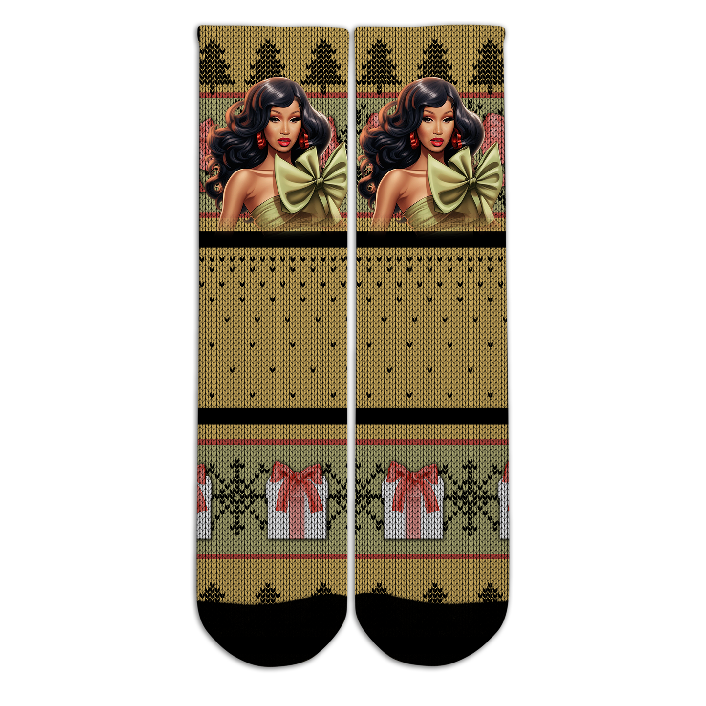 Ugly Christmas Sweater Socks
