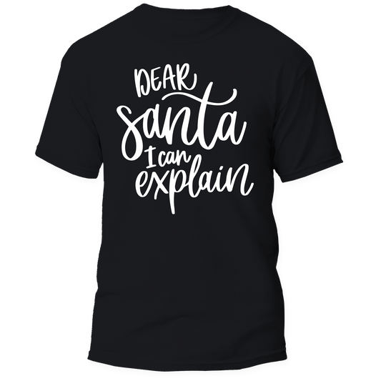 Holiday-Dear Santa I Can Explain Shirt